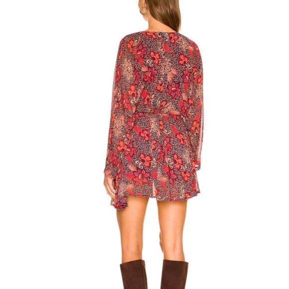NWT Free People Teegan Mini Dress - Picture 7 of 7